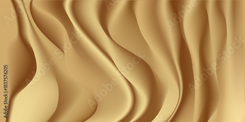 Gold wall texture background with shiny yellow foil effect. Glossy light reflections create a vibrant, luxurious feel, perfect for elegant golden paper or premium wallpaper designs. High quality image