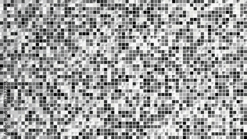 Silver disco ball mirror texture sparkling mosaic reflective background, for club party overlay and y2k aesthetic design