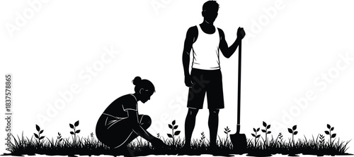 Anonymous Businessman Torso Silhouette Icon, Professional Profile Avatar Graphic, Black and White Vector Illustration for Corporate Identity, Finance, Office Job, and Human Resources Concept.