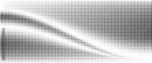 Dotted halftone gradient texture. Fading polka dot background. Repeated dots gradation pattern background. Black vanishing comic pop art overlay backdrop.
