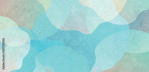 和柄　青　模様　背景