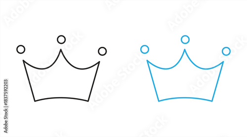 Crown icon Vector illustration graphics