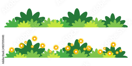 green grass illustration, sustainable grass nature, grass design in flat style