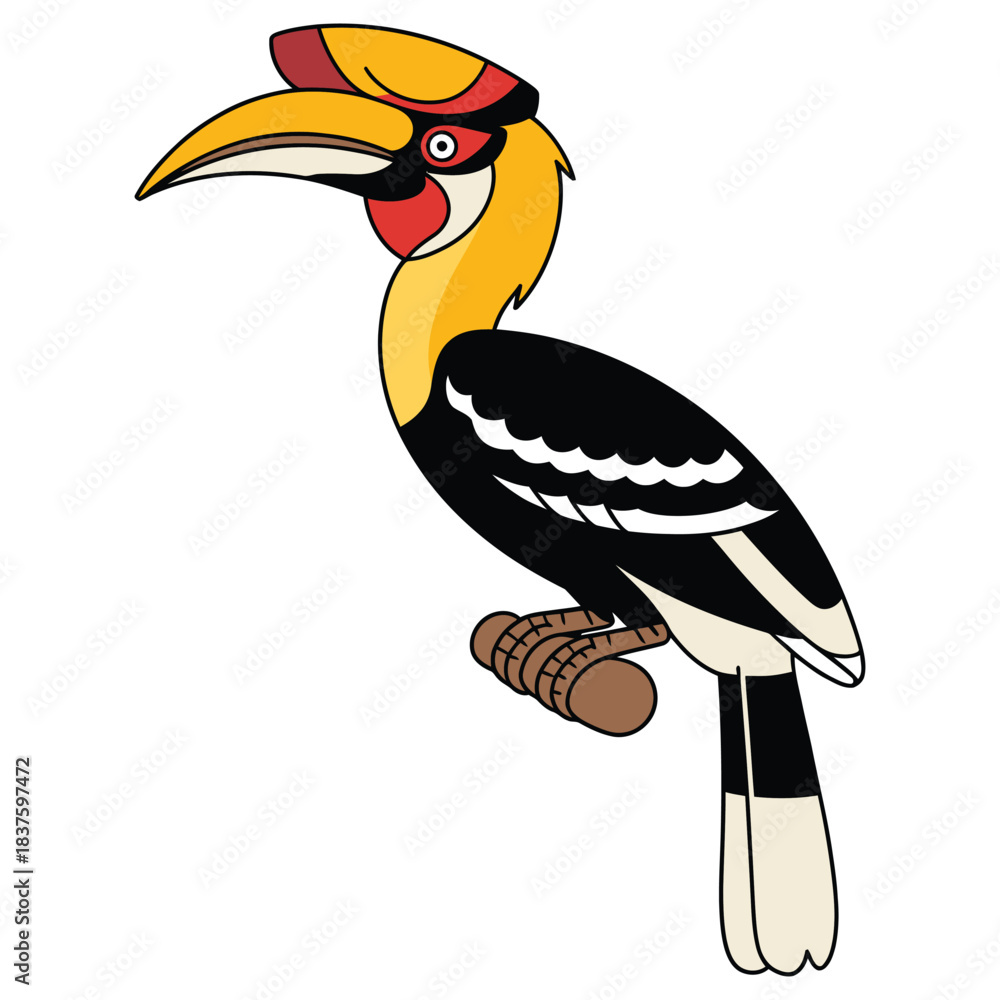 Fototapeta premium great hornbill