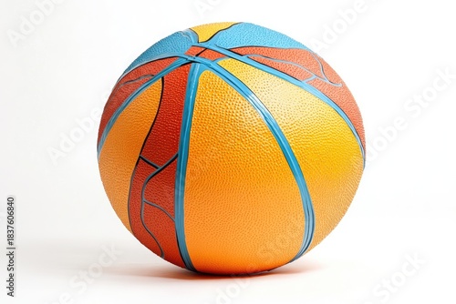 basketball ball isolated on white