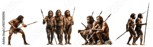 Evolution of Early Humans Depicted in Realistic Artwork