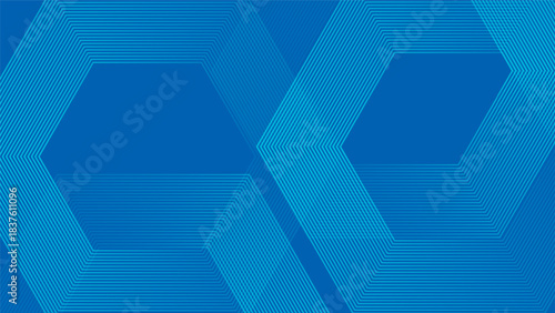 Abstract Business Tech Finance Fintech modern Background Abstract Pixel Pattern. Abstract Hexagon Blue  art