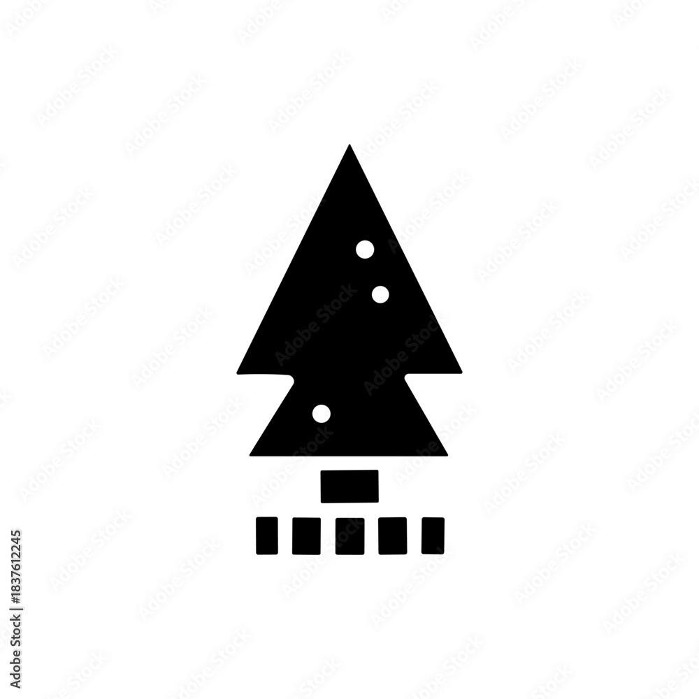 Obraz premium Pine icon or logo isolated sign symbol vector illustration - high quality black style vector icons