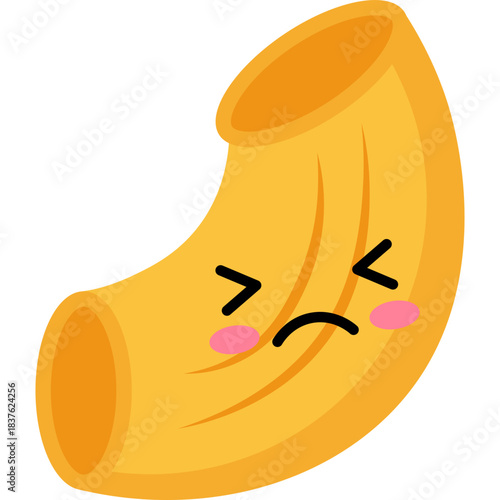Cartoon Macaroni Character Illustration