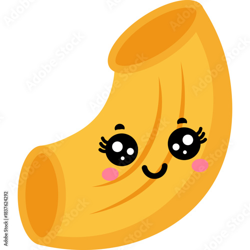 Cartoon Macaroni Character Illustration