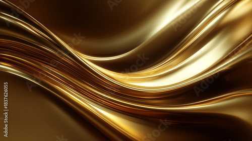 Rich golden flow design luxury background movement