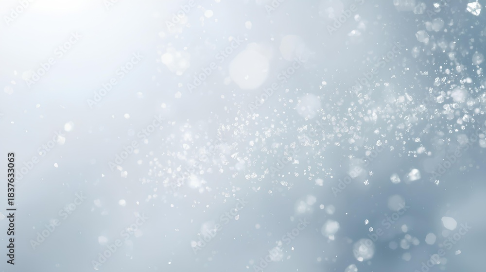 Fototapeta premium Sparkling White Blur Abstract Background with Soft Bokeh Light for Digital Graphics