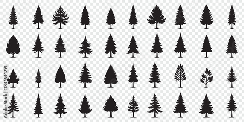 A sleek logo showcases a boutique resort with a mountain backdrop, surrounded by tall trees and a sunset, Create a sleek and stylish logo for a boutique resort nestled in the forest. 