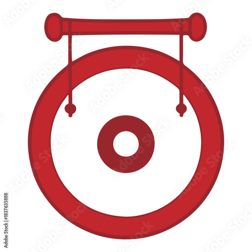 Traditional Chinese Gong Drum