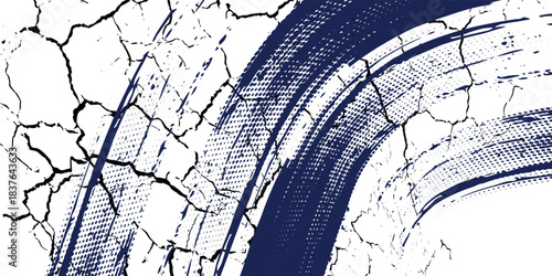 Abstract halftone wave dots background. Futuristic twisted grunge pattern, dots, circles. Optical pop art texture for posters, business cards and etc, Eps 10.