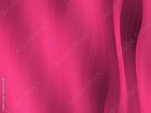 An abstract background with flowing pink and dark red lines.