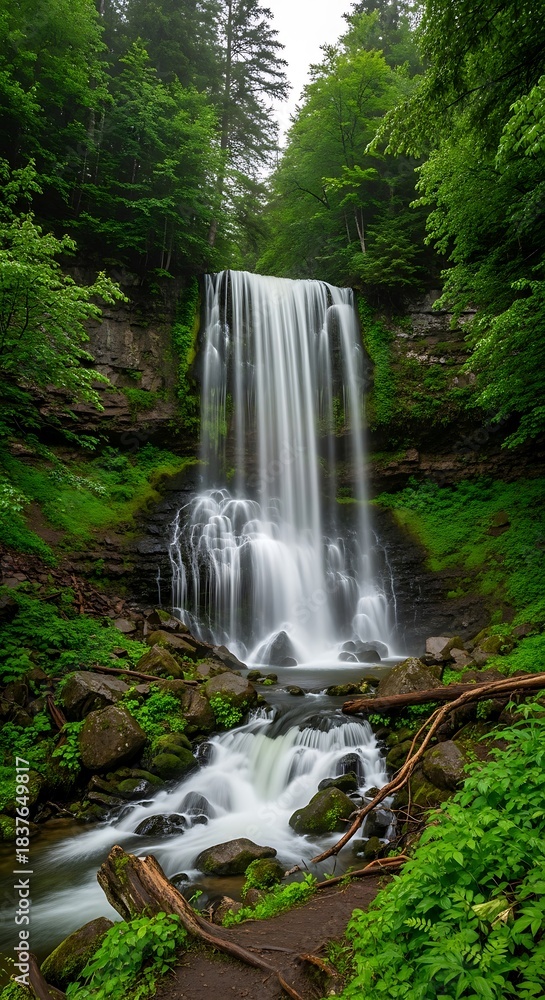 Fototapeta premium Emerald Veil Falls