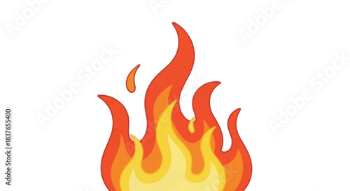 Vibrant Flames - A Fiery Display of Energy and Heat.