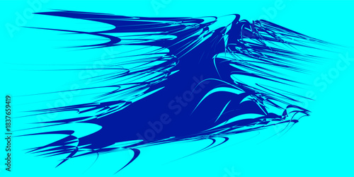 Fototapeta Naklejka Na Ścianę i Meble -  Latar belakang abstrak biru muda. Ilustrasi vektor