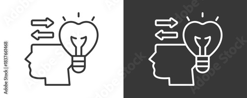 Empathy Icon Set Vector Collection Isolated In Black And White