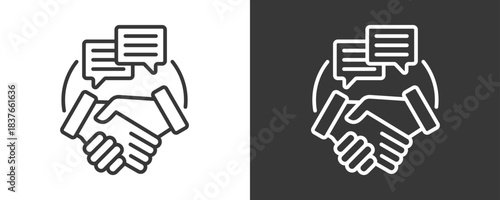 Responsibility Icon Set Vector Collection Isolated In Black And White