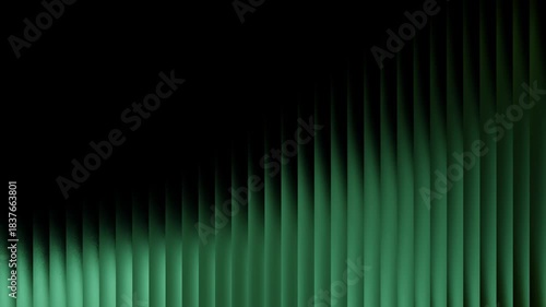 blurred gradient light glow video of dark green on dark background for poster design