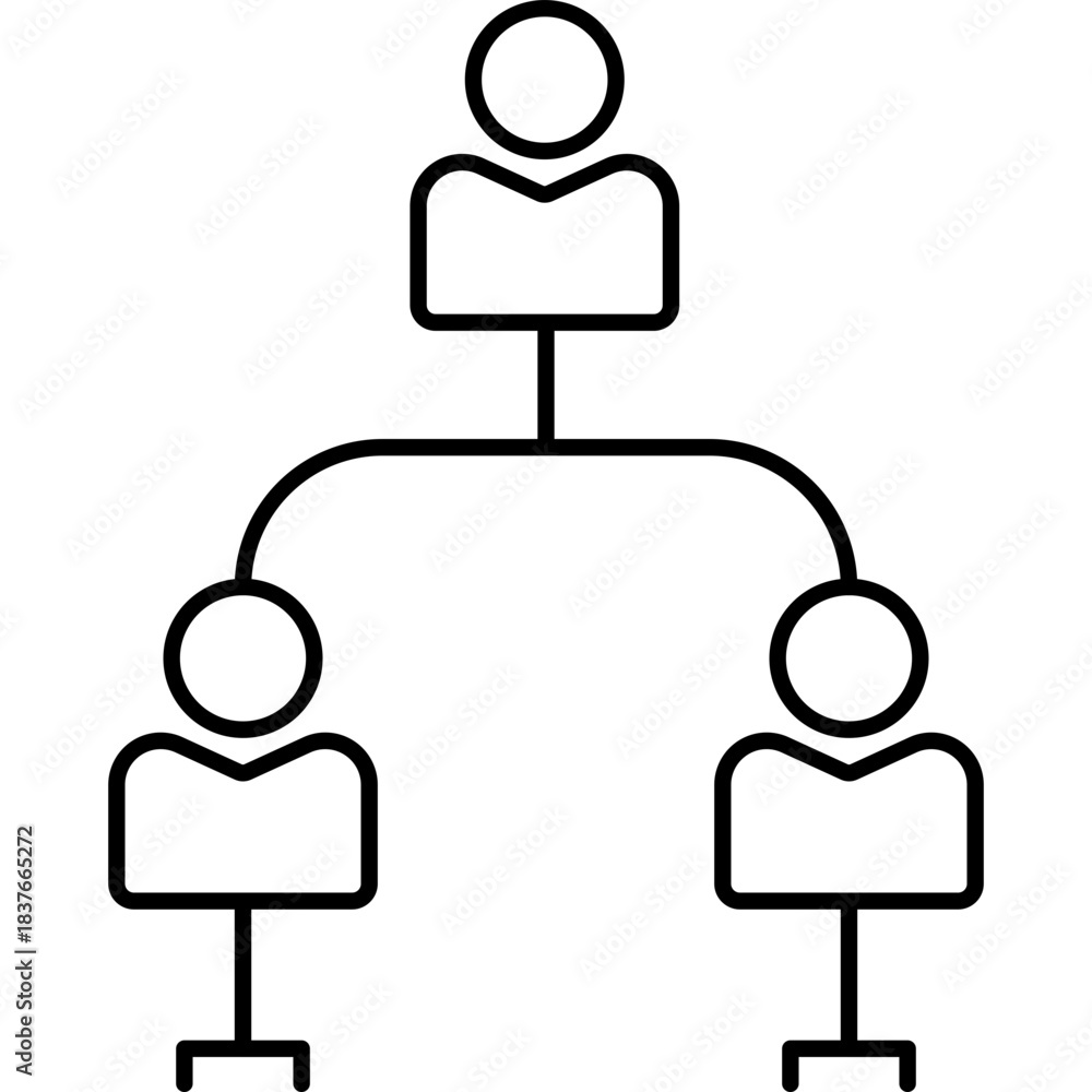 Fototapeta premium Business Meeting Icon Illustration