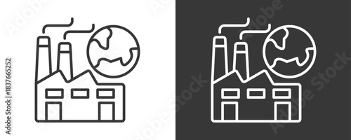 Emerging Icon Set Vector Collection Isolated In Black And White