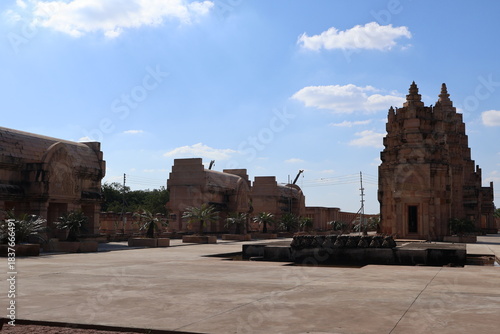 An open courtyard within what appears to be a historical or cultural site
