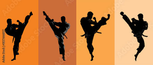 High Kick Silhouette for Comb...