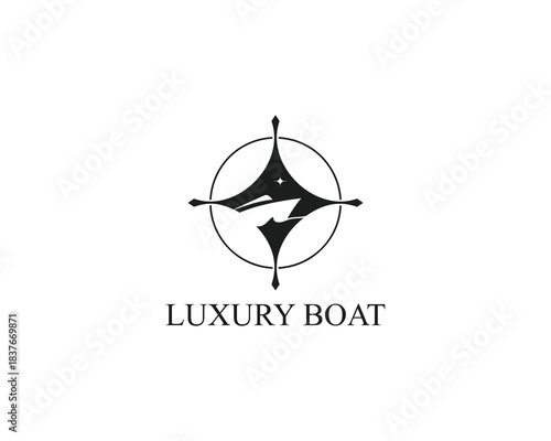 Luxury boat logo