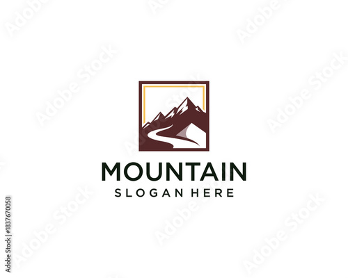 Mountain square logo