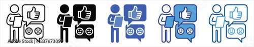 Feedback Icon Set Multiple Style Collection