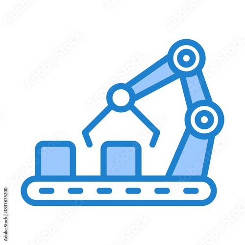 Fabrication Icon - Blue Style