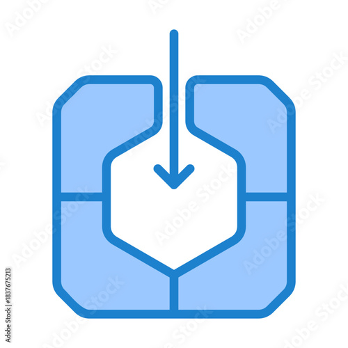 Molding Icon - Blue Style