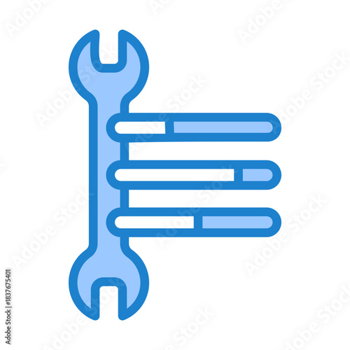 Machine Status Icon - Blue Style