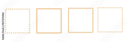 Decorative square frames for design projects
Hand-drawn  square borders with various decorative edges, ideal for invitations, labels, wedding, scrapbooking, social media graphics, and craft design.