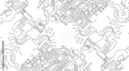 Circuit technology background with hi-tech digital  illustration