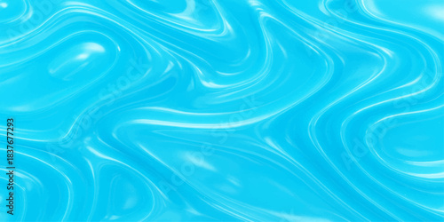 Abstract blue water texture background with smooth flowing wave design