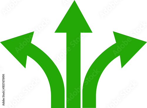 Way Direction Arrow Sign Icon. Road navigation arrows. Driving direction mark, location point crossroad. Way direction arrow sign. Vector illustration. Traffic way icon isolated Road arrow.