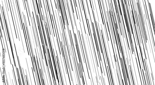 Manga Speed Lines Effect Vector Illustration. 