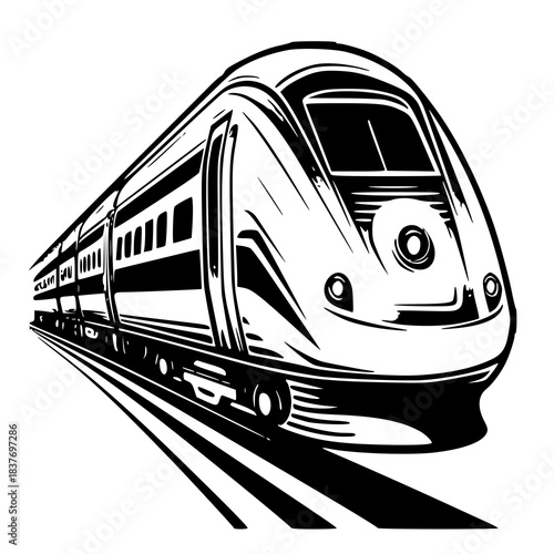 train in motion