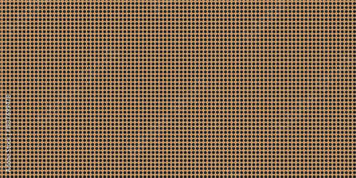 Dot matrix pattern with dark brown and black tones in regular digital abstract background