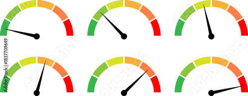 Traffic Light Speedometer Gauges