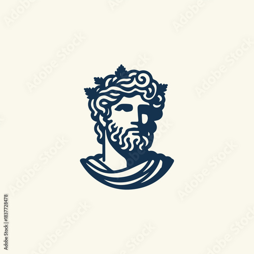 Dionysus God of Wine Logo