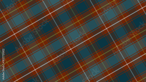 Checkered tartan plaid with twill weave repeat pattern in green black white.Christmas gingham seamless pattern.Geometric graphic vector illustration background design for fabric and print.