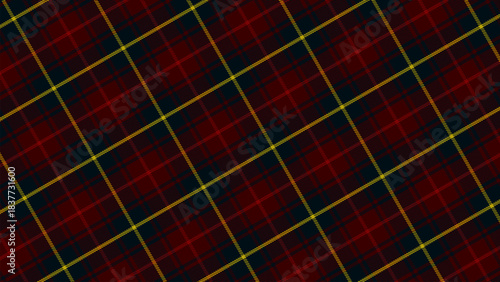 Checkered tartan plaid with twill weave repeat pattern in green black white.Christmas gingham seamless pattern.Geometric graphic vector illustration background design for fabric and print.