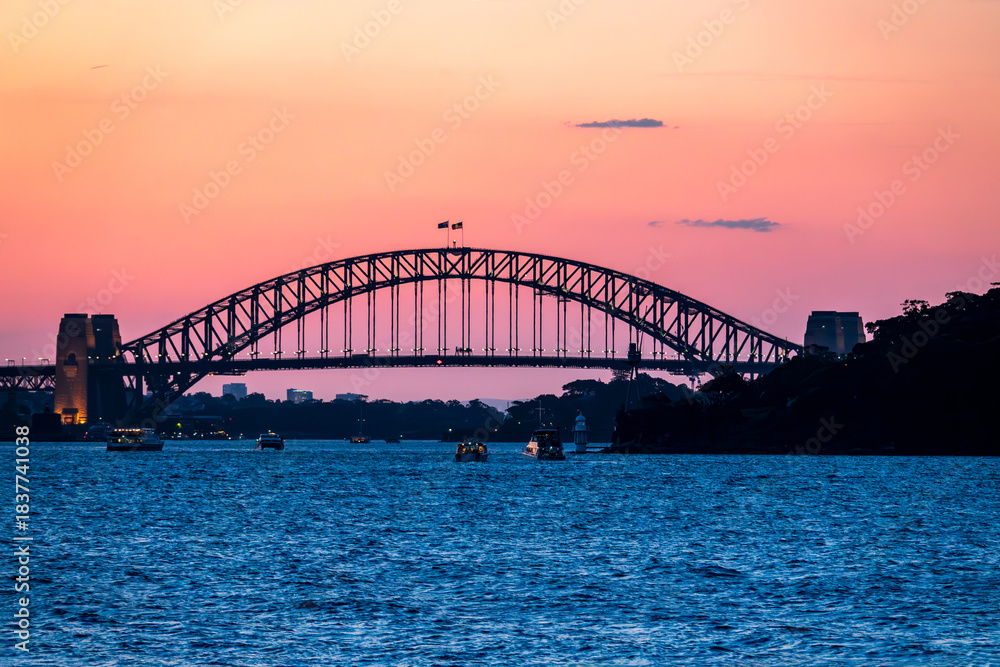Naklejka premium Rose Bay is a harbourside eastern suburb of Sydney, in the state of New South Wales, Australia
