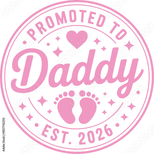 Baby Announcement 2026 SVG