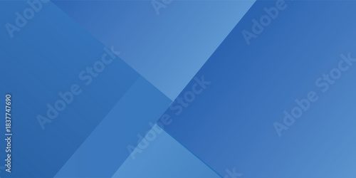 Fototapeta Naklejka Na Ścianę i Meble -  Diagonal blue dynamic stripes on color background. Modern abstract 3d render background with lines and dark shadows. eps 10